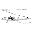 Front, Driver Side Power Window Regulator, With Motor