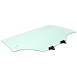 Rear, Passenger Side Door Glass, Green Tint, FD23373 GTYN