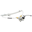 Rear, Driver Side Power Window Regulator, With Motor
