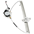 Rear, Driver Side Power Window Regulator, With Motor