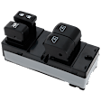 Front, Driver Side Window Switch, Black, Gas, Coupe