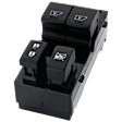 Front, Driver Side Window Switch, Black, Gas, Coupe