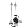 Front, Driver Side Power Window Regulator, With Motor