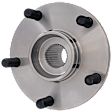Front, Driver or Passenger Side Wheel Hub, With Bearing, 5 x 5.5 in. Bolt Pattern
