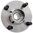 Front, Driver or Passenger Side Wheel Hub, 4 Lugs, Without Bearing