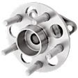 Rear, Driver or Passenger Side Wheel Hub, With Bearing, With Sensor, 5 x 3.94 in. Bolt Pattern, FWD
