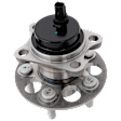 Rear, Driver or Passenger Side Wheel Hub, With Bearing, With Sensor, 5 x 3.94 in. Bolt Pattern, FWD