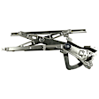 Front, Passenger Side Manual Window Regulator, Without Motor
