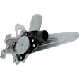 Rear, Passenger Side Power Window Regulator, With Motor