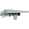 Rear, Passenger Side Power Window Regulator, With Motor
