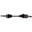 Front, Driver Side Axle Assembly - Sold Individually, 1.8L, 4Cyl