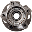 Rear, Driver or Passenger Side Wheel Hub, With Bearing, 5 x 4.5 in. Bolt Pattern