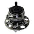Rear, Passenger Side Wheel Hub, With Bearing, 5 x 4.5 in. Bolt Pattern, FWD
