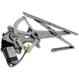 Front, Driver Side Power Window Regulator, With Motor