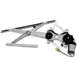 Front, Driver Side Power Window Regulator, With Motor