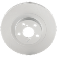 Front, Driver or Passenger Side Brake Disc, G-Coated, Plain Surface, Vented, 5 Lugs, 293.4 mm