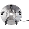 Front, Driver or Passenger Side Wheel Hub, With Bearing, With Sensor, 5 Lugs, 4-Wheel ABS, with 5 Stud Hub