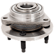 Front, Driver or Passenger Side Wheel Hub, With Bearing, 4 Lugs, Non-ABS, FWD