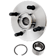 Front, Driver or Passenger Side Wheel Hub, With Bearing, 4 x 3.94 in. Bolt Pattern, FWD