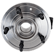 Front, Driver or Passenger Side Wheel Hub, With Bearing, 5 x 4.5 in. Bolt Pattern