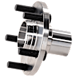 Front, Driver or Passenger Side Wheel Hub, Without Bearing, 5 x 3.94 in. Bolt Pattern