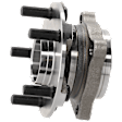 Front, Driver or Passenger Side Wheel Hub, With Bearing, 5 x 3.94 in. Bolt Pattern