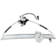 Front, Passenger Side Power Window Regulator, With Motor