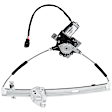 Front, Driver Side Power Window Regulator, With Motor