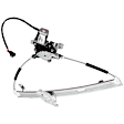 Front, Driver Side Power Window Regulator, With Motor