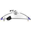 Front, Passenger Side Power Window Regulator, With Motor