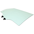 Rear, Passenger Side Door Glass, Green Tint, Replaces NAGS No. FD23605 GTYN