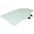 Rear, Driver Side Door Glass, Green Tint, Replaces NAGS No. FD23606 GTYN