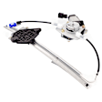 Rear, Passenger Side Power Window Regulator, With Motor