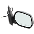 Passenger Side Mirror, Power Adjust, Non-Heated, Manual Folding, Paintable, No Signal Light, No Memory, No Puddle Light, No Auto-Dim, No Blind Spot Feature