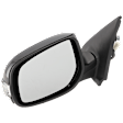 Driver Side Mirror, Power Adjust, Manual Folding, Non-Heated, Paintable, In-housing Signal Light, No Memory, No Puddle Light, No Auto-Dimming, No Blind Spot Feature