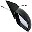 Passenger Side Mirror, Manual Adjust, Manual Folding, Non-Heated, Textured Black, No Signal Light, No Memory, No Puddle Light, No Auto-Dimming, No Blind Spot Feature