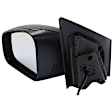 2017 Smart Fortwo Passion - Driver Side Mirror, Power Adjust, Heated, Textured Black, Manual Folding, No Signal Light, No Blind Spot Feature, No Memory, No Puddle Light, No Auto-Dim