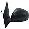 2017 Smart Fortwo Passion - Driver Side Mirror, Power Adjust, Heated, Textured Black, Manual Folding, No Signal Light, No Blind Spot Feature, No Memory, No Puddle Light, No Auto-Dim