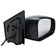 2016-2018 Smart Fortwo - Passenger Side Mirror, Power Adjust, Manual Folding, Heated, Paintable, No Signal Light, No Memory, No Puddle Light, No Auto-Dimming, No Blind Spot Feature