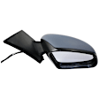 2016-2018 Smart Fortwo - Passenger Side Mirror, Power Adjust, Manual Folding, Heated, Paintable, No Signal Light, No Memory, No Puddle Light, No Auto-Dimming, No Blind Spot Feature