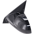 Driver Side Mirror, Power, Non-Folding, Heated, Paintable, No Signal Light, No Memory, No Puddle Light, No Auto-Dimming, No Blind Spot Feature