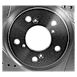 Front, Driver or Passenger Side Brake Disc, Cross-drilled and Slotted, Vented, 5 Lugs, 12.6 In