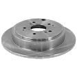 JC Whitney Rear, Driver or Passenger Side Brake Disc, Plain Surface, Solid, 5 Lugs, 12.32 in.