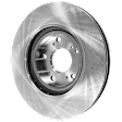 Front, Driver or Passenger Side Brake Disc, Plain Surface, Vented, 5 Lugs, For Models with 300mm Front Disc, Pro-Line Series