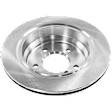Rear, Driver or Passenger Side Brake Disc, Plain Surface, Vented, 5 Lugs, 11.73 In
