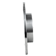 Rear, Driver or Passenger Side Brake Disc, Plain Surface, Solid, 5 Lugs, Pro-Line Series