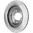 Front, Driver or Passenger Side Brake Disc, Plain Surface, Vented, For Models With 16 and 17 in. Wheels, Pro-Line Series