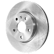 Front Brake Disc, Plain Surface, Vented, 5 Lugs, 10.87 in. Disc Diameter