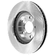 Front, Driver or Passenger Side Brake Disc, Plain Surface, Vented, 5 Lugs, 11.92 in. Disc Diameter, Heavy Duty Brakes, JA9