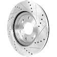2012 Chevrolet Tahoe - Front, Driver or Passenger Side Brake Disc, Cross-drilled and Slotted, Vented, 6 Lugs, 329.95 mm, 5.3L 8Cyl